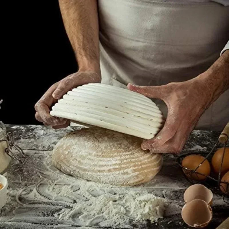 Bakeware Sets Fermented Bread Basket Glass Bottle Dough Set Baking DIY Accessories European Bread Fermentation Basket