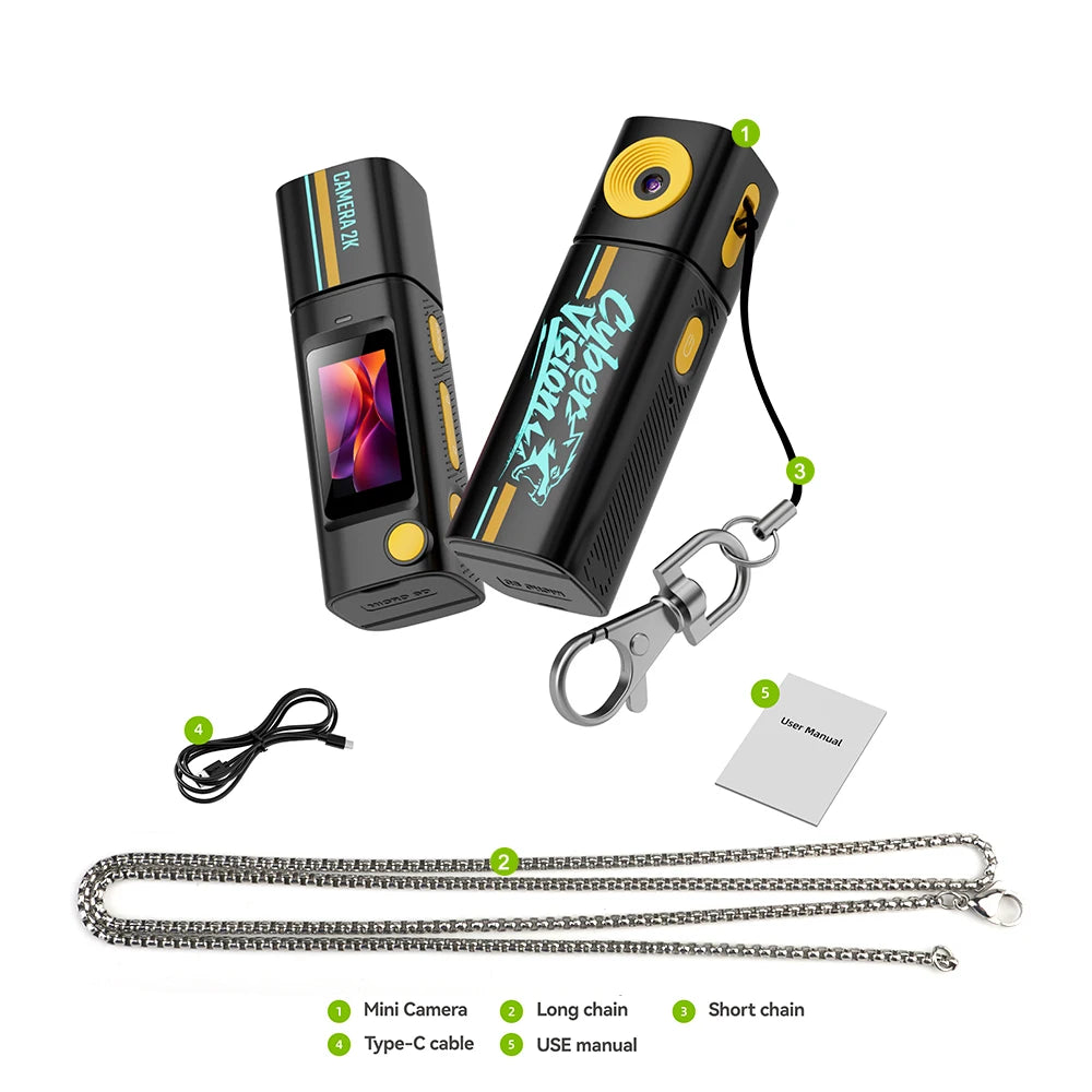 G10 2K Thumb Camera Flip the Lens 230 ° Retro Mini Digital Camera Very Small Camcorder Video Recorder for Kid Portable Cam 2026
