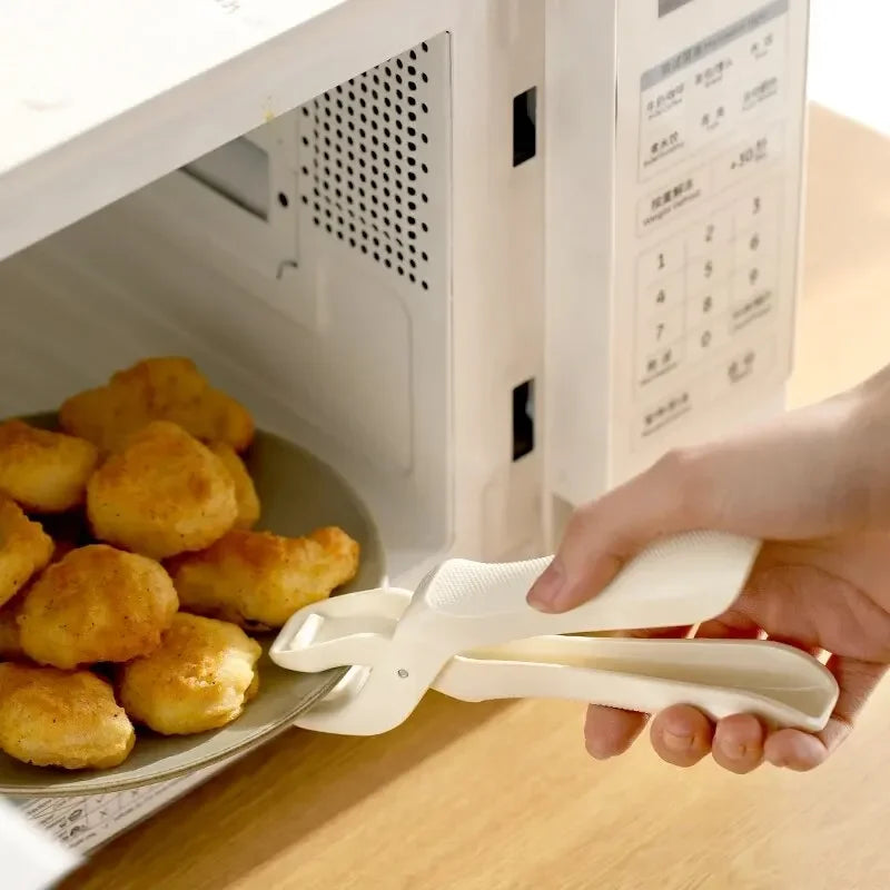 Hot Plate Gripper Clips Holder Tongs For Moving Hot Plate Bowls Pizza Pan Air Fryer Microwave Oven with Food Out