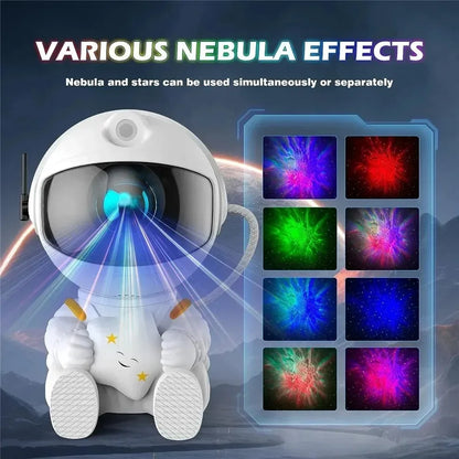 Try the Galaxy Star Astronaut Projector for a calming starry atmosphere in bedrooms and kids' spaces. Add cosmic charm today.