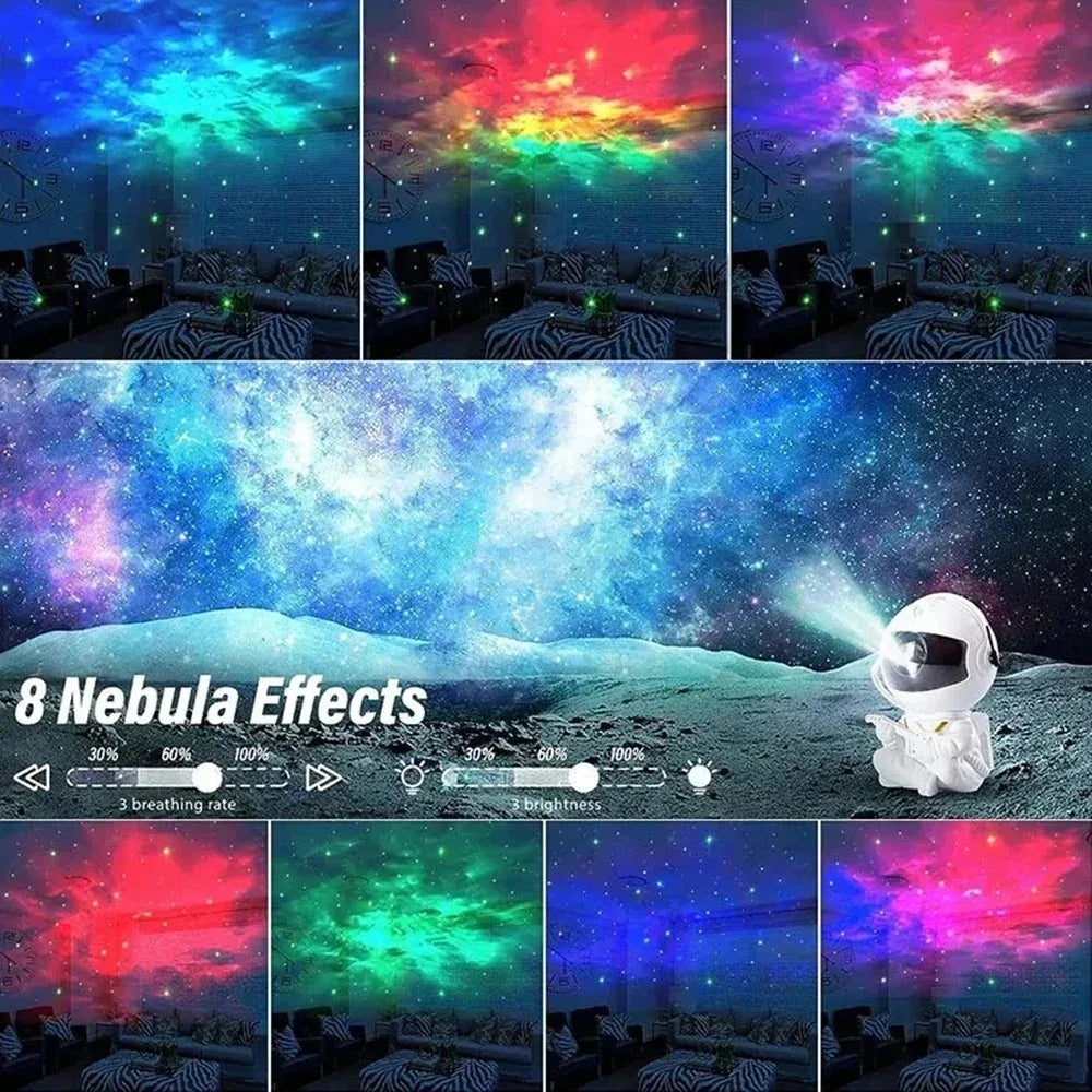 Try the Galaxy Star Astronaut Projector for a calming starry atmosphere in bedrooms and kids' spaces. Add cosmic charm today.