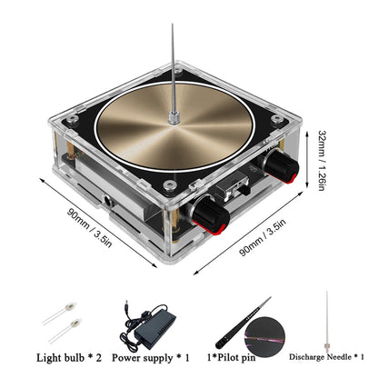 Explore electric arc sound and lighting effects with the Multi-Function Music Tesla Coil, a compact science gadget for experiments.