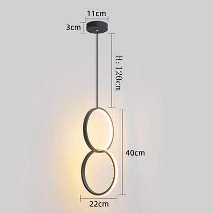 Shop a Modern Circle Light Fixture with LED lighting & a clean double-ring design that brings a bright modern touch to your room.