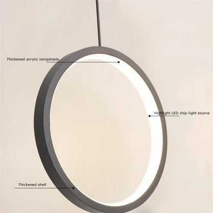 Shop a Modern Circle Light Fixture with LED lighting & a clean double-ring design that brings a bright modern touch to your room.