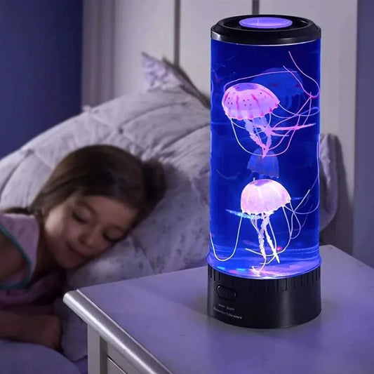 Order a Color Changing Jellyfish Lamp for a gentle LED glow that creates a relaxing mood & adds a decorative touch to your bedroom.