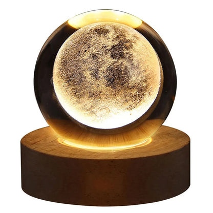 Transform your space with a Crystal Ball Lamp that creates a soft galaxy glow and brings cozy light to your bedroom each evening.