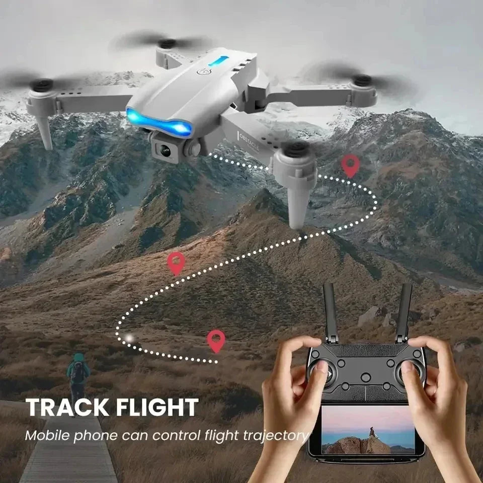 Shop E99 Pro Drone with 6k Camera for aerial photography through app control and enjoy a lightweight 110g design for easy flying.