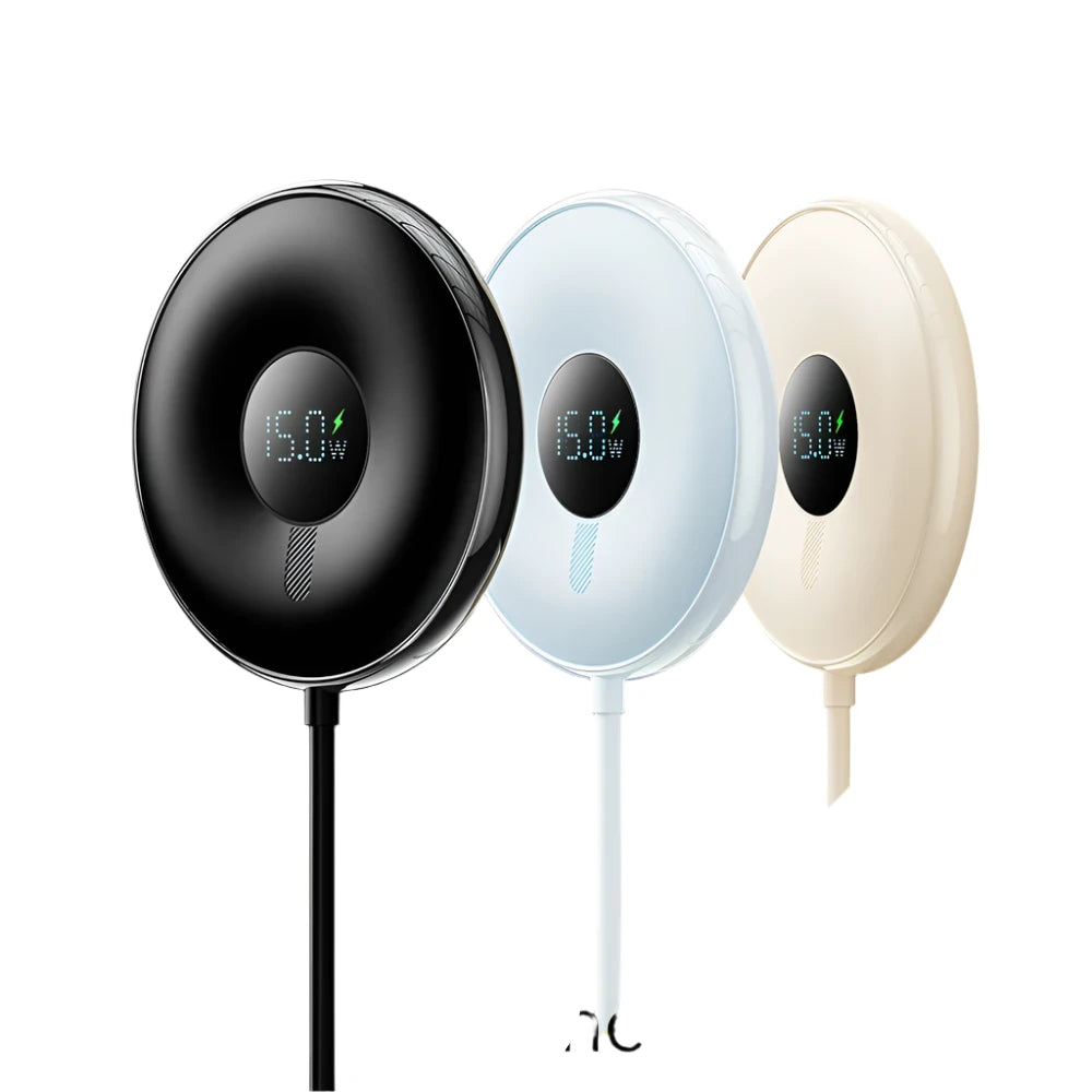 Order the Essager 15W Magnetic Wireless Charger for quick charging, strong magnetic hold, and smooth daily power for iPhones.