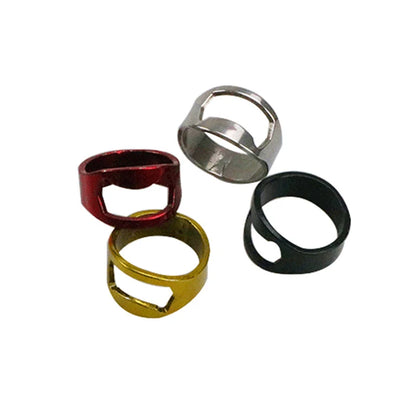 Mini Can Opener Stainless Steel Bottle Opener Ring-shape Bottle Beer Cap Opening Remover Kitchen Gadgets Bar Finger Opener Tools