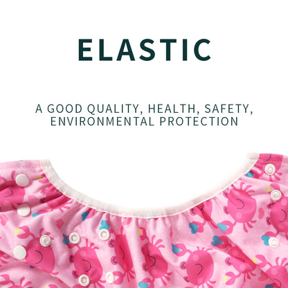 HappyFlute Baby Reusable 1PC Swimming Diapers Boys or Girls Cartoon Swimwear Children Adjustable Summer Swimming Nappy Pants