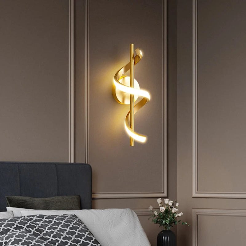 Illuminate your space using a Pendant Light Fixture that brings LED brilliance and modern spiral style to your ceiling decor.