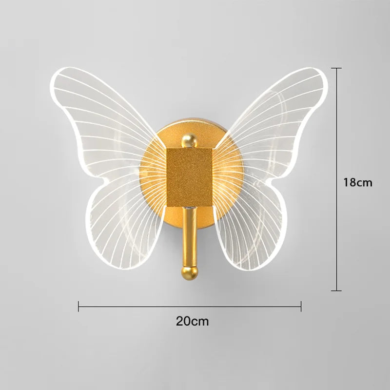 Create a warm modern mood at home with the Lustre LED Pendant Light Fixture styled as a butterfly lamp with included LED bulbs.