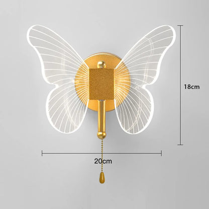 Create a warm modern mood at home with the Lustre LED Pendant Light Fixture styled as a butterfly lamp with included LED bulbs.