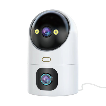 Watch over your baby at home using a Dual Lens Security Camera with motion tracking for reliable nursery monitoring.