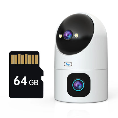 Watch over your baby at home using a Dual Lens Security Camera with motion tracking for reliable nursery monitoring.