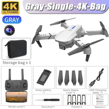 Buy the E88 Pro RC Drone for smooth FPV flights with a Wide Angle Dual HD Camera, foldable design, and height hold for easy control.