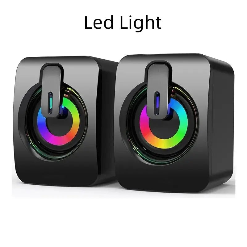 Try Wired HIFI Computer Speakers for clear stereo sound & enjoy USB connectivity with a built-in microphone for your desktop setup.
