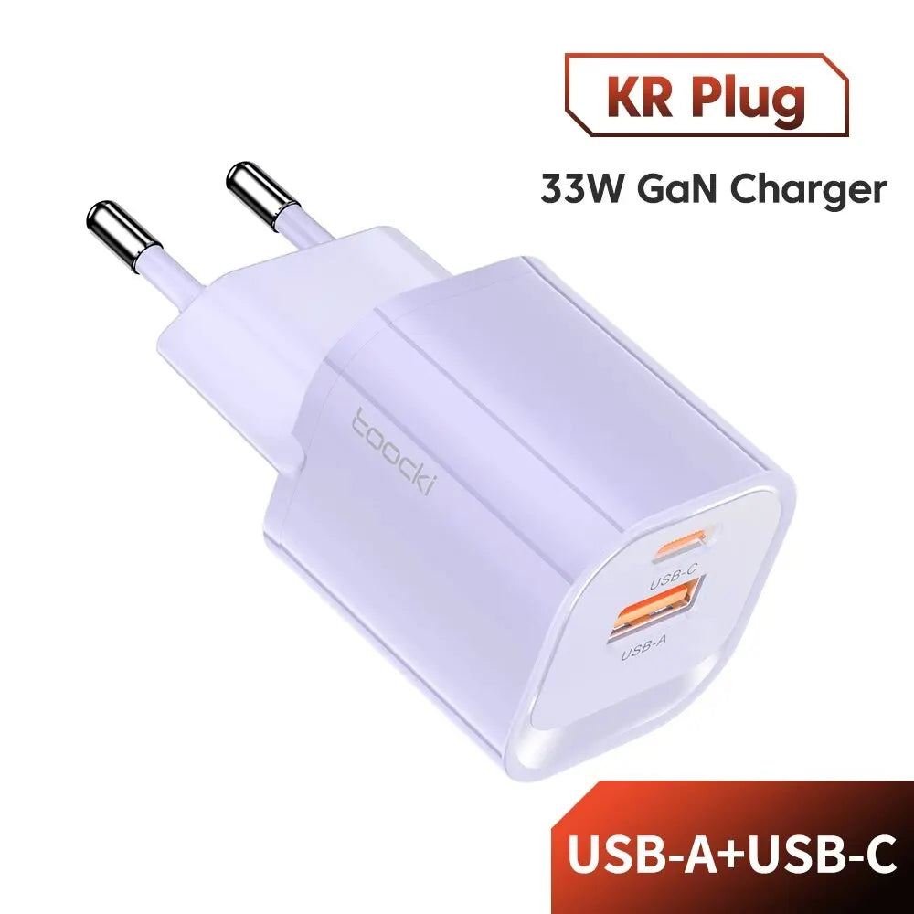 Power up fast using a Portable High Speed Charger built for USB PD devices, plus daily mobile charging needs at home or on the go.
