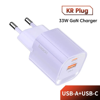 Power up fast using a Portable High Speed Charger built for USB PD devices, plus daily mobile charging needs at home or on the go.