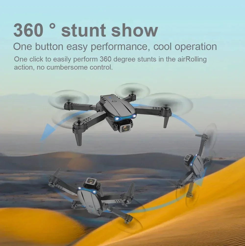 Shop E99 Pro Drone with 6k Camera for aerial photography through app control and enjoy a lightweight 110g design for easy flying.