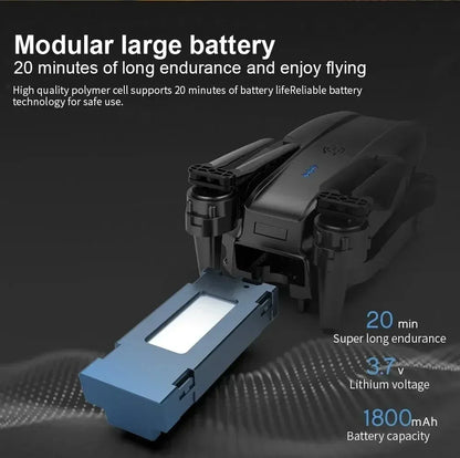 Shop E99 Pro Drone with 6k Camera for aerial photography through app control and enjoy a lightweight 110g design for easy flying.