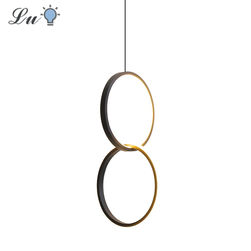 Shop a Modern Circle Light Fixture with LED lighting & a clean double-ring design that brings a bright modern touch to your room.