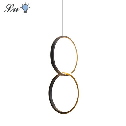 Shop a Modern Circle Light Fixture with LED lighting & a clean double-ring design that brings a bright modern touch to your room.