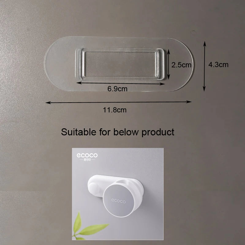 Sticker Adhesive Accessory for ECOCO Wall Mounted Storage Organizer Toothbrush Holder