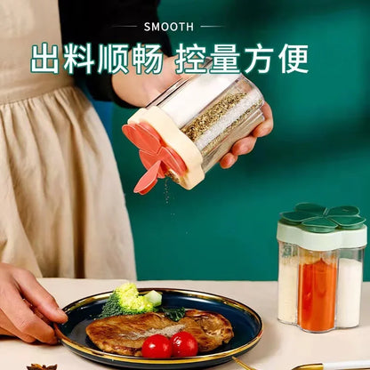 Seasoning Jar Plastic Container Seasoning Bottle Spice Organizer Outdoor Camping Seasoning Container Kitchen Gadget Sets
