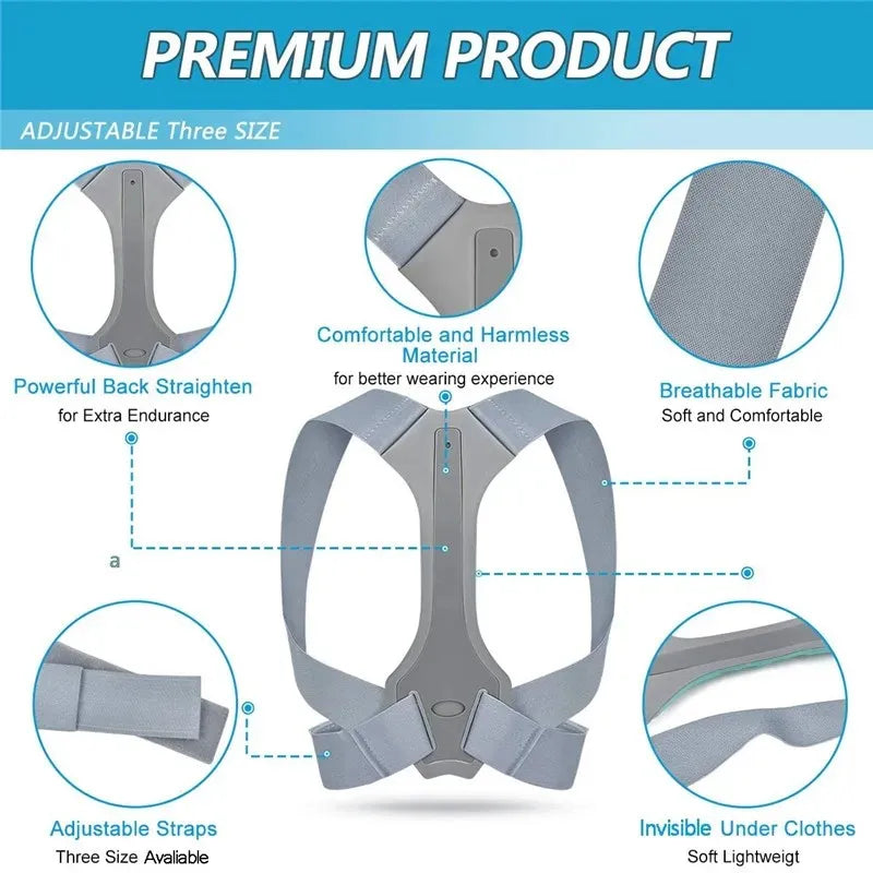 Adjustable Back Posture Corrector Belt