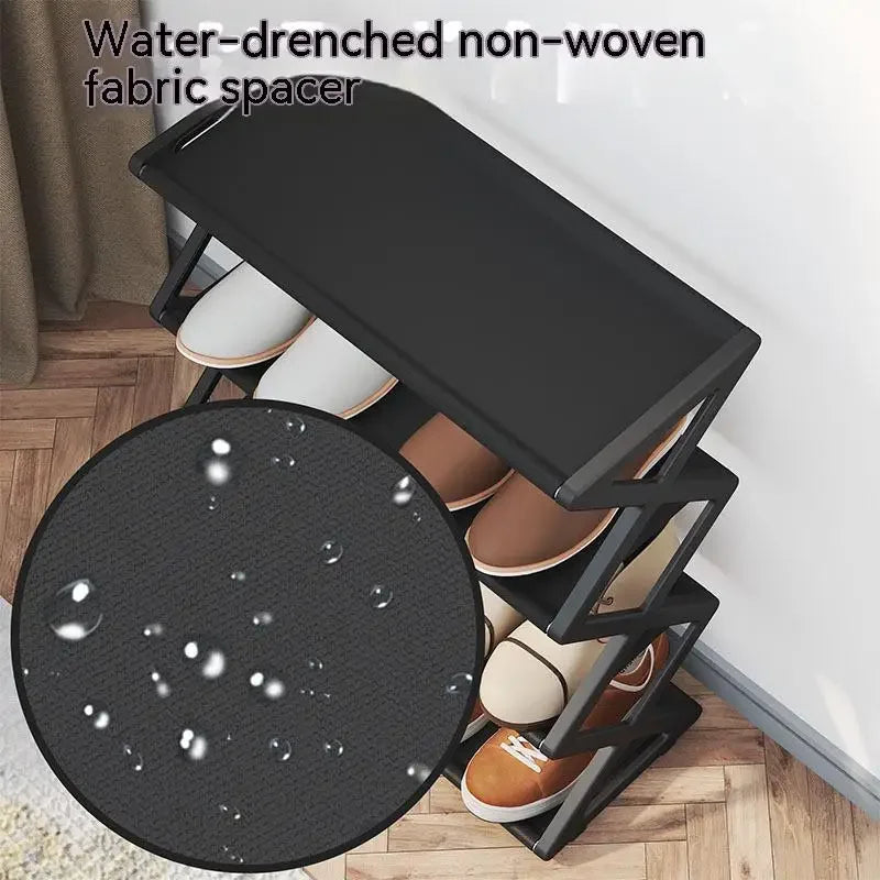 X-shaped Shoe Rack Multi-functional Assembled Shoe Cabinet Household Dust-proof Storage Simple Household Assembled Shoe Rack