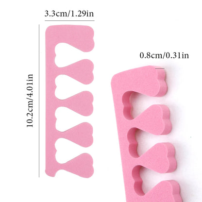 10/20/50Pcs Toe Separator Foot Fingers Separators Spacer Pedicure Toes Spreaders Divider Soft Sponge Manicure Nails Art Tools