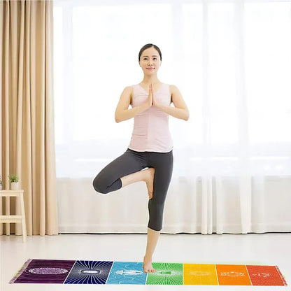 Meditation Yoga Rug Multipurpose Tassel Floor Mat Sun-proof Good Workmanship Rectangular Tapestry Towels Outdoor Supplies