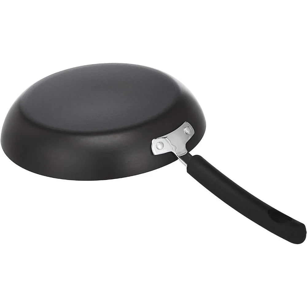 Hard Anodized Non-Stick 12-Piece Cookware Set, Black - Pots, Pans and Utensils