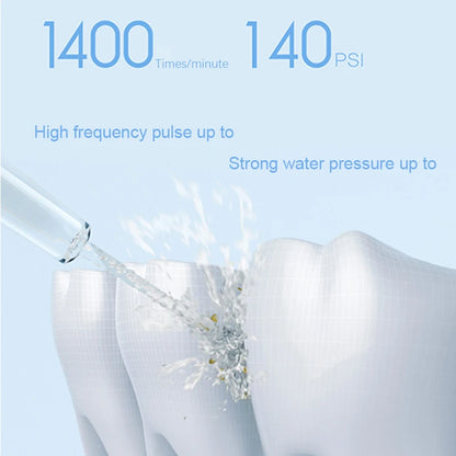 Original Xiaomi Mijia Oral Irrigator Dental Irrigator MEO701 Portable Ultrasonic Teeth Oral Flusher water pick Tooth Cleaner