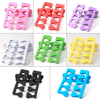 10/20/50Pcs Toe Separator Foot Fingers Separators Spacer Pedicure Toes Spreaders Divider Soft Sponge Manicure Nails Art Tools