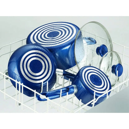 Excite ProGlide Nonstick Thermo-Spot Heat Indicator Dishwasher Oven Safe Cookware Set, 14-Piece