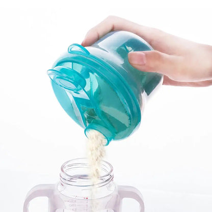 3 Grid Portable Milk Powder Formula Dispenser BPA Free Food Container Infant Bean Storage Box for Kid Care Toddler Travel Bottle