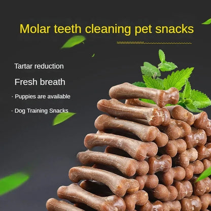Pet Snack Dog Tooth Grinding Stick Snack Food Treats Chews Puppy Oral Hygiene Toy Leather Cowhide Teeth Clean Stick for Puppy