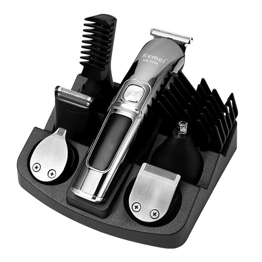 Waterproof Hair Trimmer Face Beard Body Grooming Kit hair Clipper Men Trimer Electric Hair Cutting Machine LCD Digital Display
