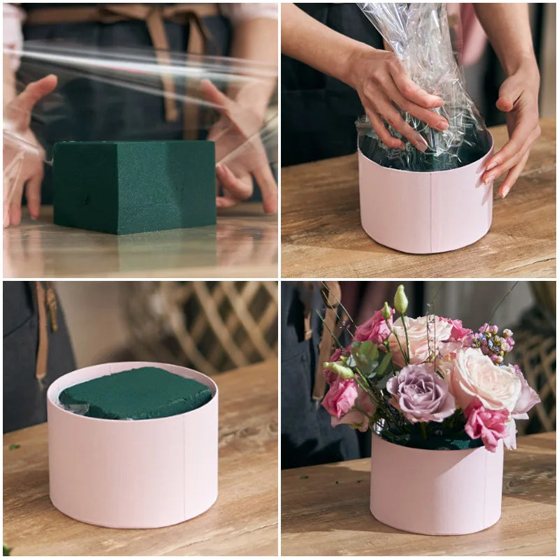 1/6Pcs Floral Foam Blocks for Wedding Party Flower Arrangement Table Decoration Wet Foam Mud Bricks Home DIY Crafts Supplies