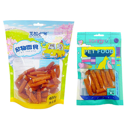 Dog Snacks Dried Chicken And Duck Sausage Low Temperature Dry Low Salt Low Fat High Protein  Easy To Digest Training Rewards