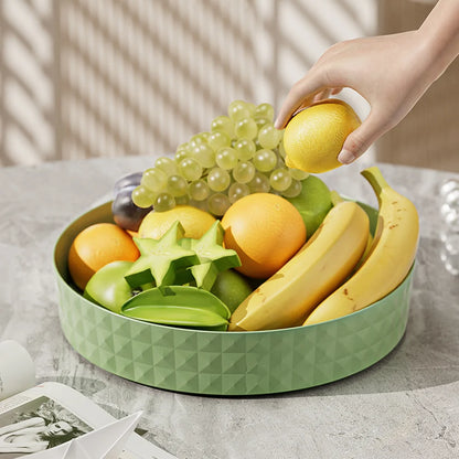 Kitchen Storage Spice Rack 360 Degree Rotating Cabinet Organizer Tray Plate Cosmetic Organizer Non-Slip Spice Round Rack Holder
