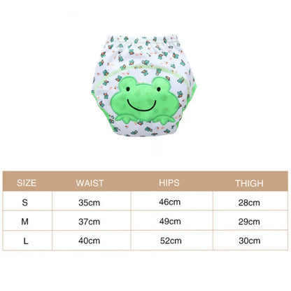 5PC Unisex Baby Potty Training Pants Boys Girls Underwear Reusable Cloth Diapers