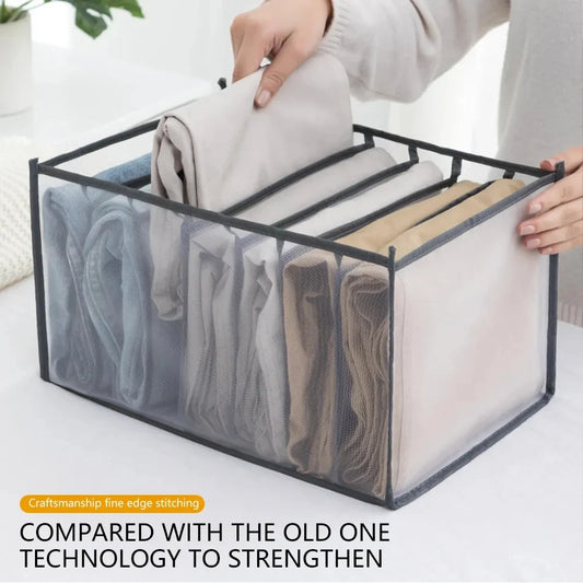 Trousers Clothes Storage Box Jeans Organizer Closet Drawer Compartment Box Bra Socks Underwear Organizer Box Clothes Organizers