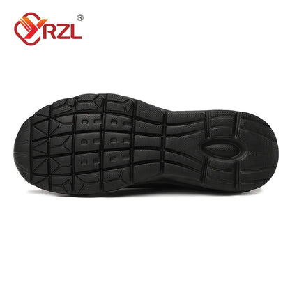 YRZL New Running Shoes for Men Breathable Sports Shoes Lightweight Fashion Summer Breathable Sneakers for Men Plus Size 38-46