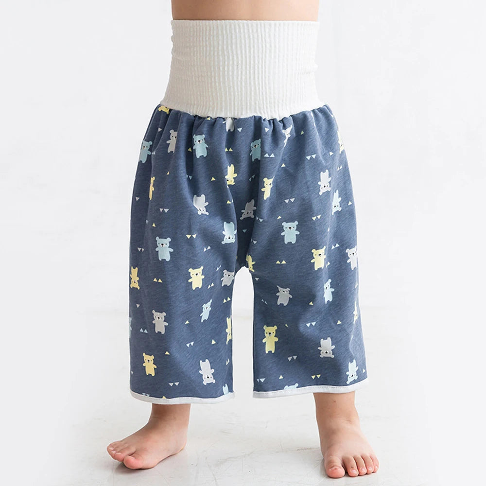 New Children Baby Diapers Skirt 2 In 1 Infant Pants Cloth Diapers Kids Nappy Shorts Skirt Leak-proof Sleeping Bed Potty Training