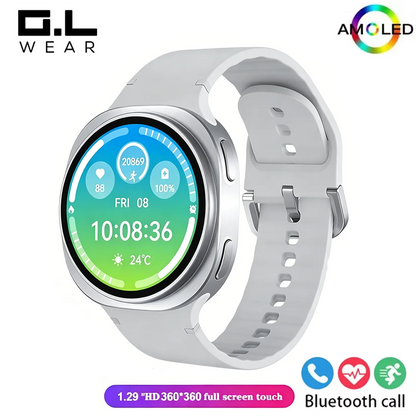2026 New Smart Watch Game Dial Dynamic Dial Bluetooth Call Wireless Charging Fitness Tracker Voice Assistant Gift