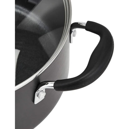 Hard Anodized Non-Stick 12-Piece Cookware Set, Black - Pots, Pans and Utensils