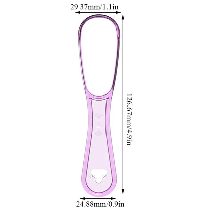 Tongue Scraper For Adult Reusable Tongue Cleaning Tool Food Grade Plastic Mouth Scraper Washable Oral Hygiene Care Appliances